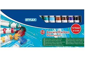 Stylex 28650 Colori Acquerello Batista, Multicolore, 23 x 11 x 2 cm