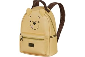 KARACTERMANIA Kubuś Puchatek Face-Plecak Heady, Żółty, 24,5 x 29 cm, Pojemność 8 L