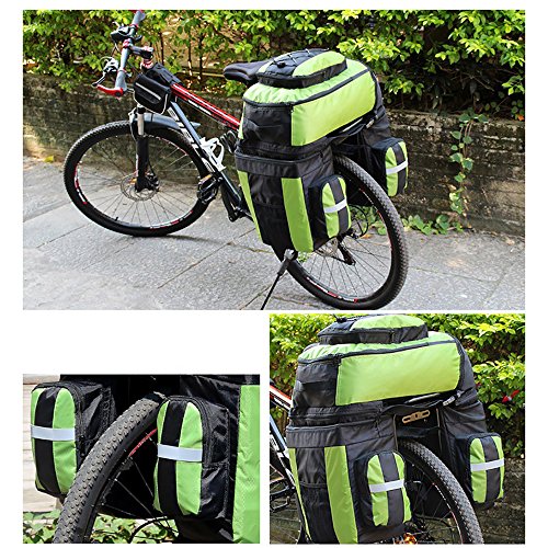 vitalite-cycle Fahrrad Tasche Bike Double Side Packtaschen hinten Rack Schwanz Sitz Trunk Bag - 4