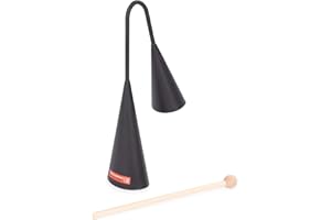 Percussion Plus PP3600 Double Agogo Bells,Black,Medium