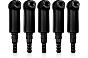 APAUSVCM 5Pcs Exchange Tool Connector Brake Bleeding Kit, Universal Auto Bleeder Pump Exchange Adapter Brake Fluid Changer Automotive Brake Fluid Bleeder Bleeding Connector Adapter