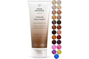 ‎FOUR REASONS Four Reasons Haartönung Conditioner - Schokolade - Natürliche Spülung und Intensivtönung für Haare - Semi permanente Haarfarbe in Braun - Intensive & Schonende Farben Tönung