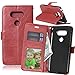Produktbild Nancen Compatible with Handyhülle LG G5 / H868 (5,3 Zoll) Lederhülle Neu Style Acht Farbe Weich PU Flip Case Ledertasche/Schutz Etui, Karten Slot Foto Wallet Hülle