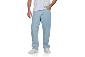JACK & JONES Jeans Herren Baggy Fit Baumwolle JJIALEX JJCOOPER Weite Jeanshose Hose Denim Blau Schwarz Grau 30 31 32 33 34 36 38