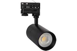 ‎LEDKIA LIGHTING LEDKIA LIGHTING - LED-Schienenstrahler 20W | Dimmbar & CCT Wählbar | 2000 lm Lichtstrom | 36º Abstrahlwinkel | Aluminiumkonstruktion, Schwarz