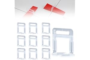 WVU & WVO System poziomowania płytek zestaw 200 zacisków poziomujących 2 mm do układania płytek grubość 3-12 mm