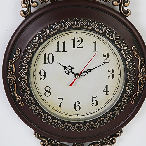 Giftgarden 9 Inch Antique Retro Decorative Wall Clocks Quartz