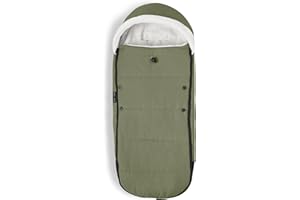 Saco para Stokke YOYO, Olive - Capucha de forro polar con cordón, acolchado doble - Lavable a máquina a 30 °C - Incluye bolsa pequeña