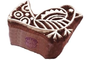 Royal Kraft Spatz Holz Vogel Drucken Blöcke Stempel - DIY Henna Stoff Textil Papier Ton Keramik Blocke Druck Stempel TDtag027