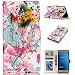 Produktbild Nancen Huawei P9 Lite Hülle,Flip-Case PU Leder Handytasche - Praktisches Design mit Magnetverschluss Standfunktion Brieftasche und Karten Slot Hochwertige Wallet Etui /Lederhülle / Handy Schutzhülle,