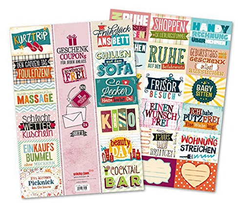 Preisvergleich Produktbild Sticky Jam Coupon Bögen Kids