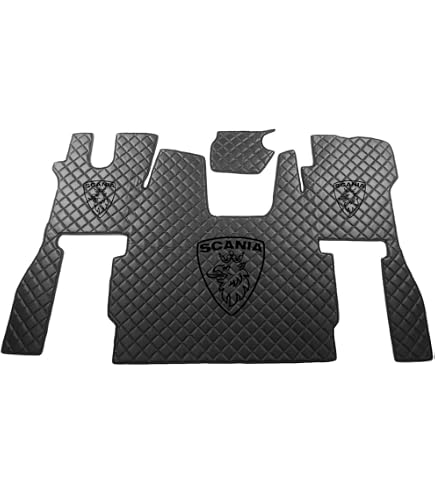 Tappetini Gomma Kenworth OEM Con Logo - Per T600, T800, W900 (fino Al 2000) - Universali E Resistenti