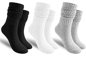 GWAWG 3 pary damskich skarpet do kolan, bardzo długie skarpety do kolan, nowość, bawełniane skarpety z dzianiny jesienno-zimowej dla kobiet i dziewcząt