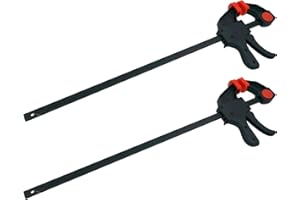 GEAR GEM 2pc 36" Bar Clamps for Woodwork Workbench Quick Grip Wood Quick Release Clamp Set Large Long 900mm Clamps One Handed Woodworking