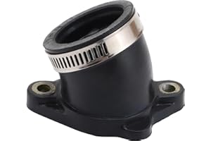 WOOSTAR 28mm Carburetor Intake Manifold Replacement for 4 Stroke 200cc 250cc GY6 Engine Taotao ATV 4 Wheeler Quad Scooter Go Kart Moped Pit Dirt Bike