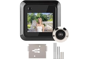 BANAPOY Door Camera, HD Smart Door Peephole Camera, 145° Wide-Angle Battery Operated for Home Apartment