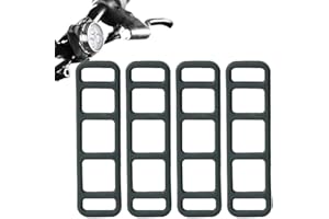 TUMOTSIT Cinturino in silicone leggero per bicicletta, torcia elastica Cinturino per telefono Torcia Supporto per altoparlante Fasciatura Faro Fanale posteriore Cinghie, Guida Specchietto