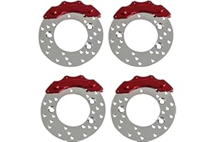 AMK Brass Counter Weight Black Coating TRX4 Portal Axle Housing for 1/10 RC Crawler TRX6 TRX-4 Bronco Defender Upgrade (Brake Disc/Rotor Caliper)