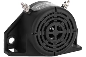 TKSE Avvisatore Acustico Per Retromarcia, Allarme Impermeabile 12V-24V ABS Cicalino Per Retromarcia 102dB Altoparlante Megafono di Backup Elettrico Super Rumoroso Per Auto, Camion