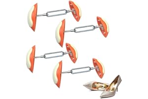 ARROMI 2 Paires Elargisseur Chaussure, Ecarteur Chaussure, Embauchoir Chaussures Femme, Agrandisseur Chaussure, Anti-Dérapant Réglable 7-12cm, Adapté Au Support De Toutes Sortes De Chaussures