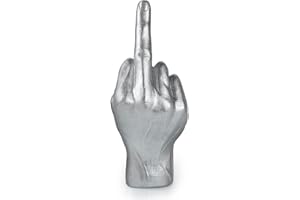 ds. distinctive style Statua del dito medio, regalo scherzoso, 20 cm, divertente, decorazione da scrivania, decorazione in resina