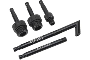 Bediffer ATF Filler Adapter, 5PcsVAS6262 1 VAS6262 2 VAG1924 1 VAS5162 1 722.9 ATF Automatic Transmission Fluid Oil Filler Adapters for DSG, AISIN 09G, 01J, CVT, etc,hand tools