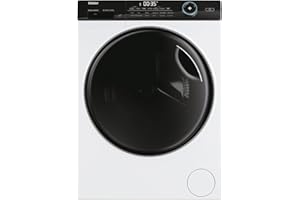 Haier I-Pro Serie 5 Lavasciuga 10+6 Kg, Libera Installazione, Carica Frontale, 1400 Giri, Classe A, Trattamento Antibatterico, Rilevamento Carico, Vapore, AxLxP 85x59,5x53, Bianca - HWD100-B14959UIT