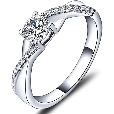 Anello Infinito Con Zirconi Cubici 1,5 Ct - Argento 925, Regalo Perfetto Per Donne