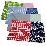 Wickelunterlage für unterwegs, Farben: grün blau mint rot ❤ SmukkeDesign NEU