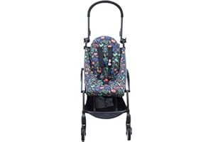 JYOKO KIDS Funda acolchada para silla de paseo Compatible con Babyzen Yoyo, 100 Algodón (Happy Dino)