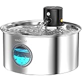 Haustier W2 Otomatik Kedi Su Sebili, Su Pınarı, Radar Sens&ouml;rl&uuml;, Şarj Edilebilir, 4000mAh Bataryalı, Kablosuz Kullanım, 3.2L P