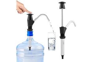 KISBEIBI Rubinetto per pompa a mano per lavandino, caravan, pompa a mano per lavello a doppia azione, ricambio per campeggio, rimorchio, camper, veicoli da lavoro, colore nero