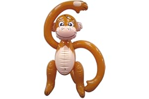 Amscan 7487 991830 - Nadmuchiwana małpa - ok. 61 cm, polichlorek winylu (PVC)