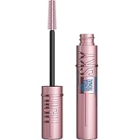 Maybelline New York Waterproof Black Mascara for Extremely Long Eyelashes, Lash Sensational Sky High Mascara, Black Waterproo