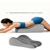 Viscora Premium 27&deg; Kama Şeklinde Ergonomik Pozisyon Yastığı &ndash; Yatak, Kanepe, Yoga, Bel ve Sırt Desteği