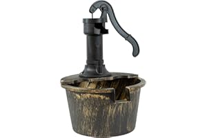 Woodside Ornamental Garden/Pond Classic Water Pump Feature Decoration Brown/Black