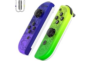 Vinkarpe Switch Controller, L/R Wireless Controller Joystick kompatibel mit Switch/OLED/Lite mit Dual Motors, 6-Axis Groscope, Dual Motor