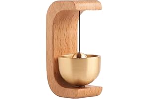 MURMAN Campanello per Ingresso [1 Pezzo] Campanello Magnetico in | Campanello in Legno Fatto a Mano con Campanello in | Negozio Campanello in Legno per la Decorazione Apertura della Porta