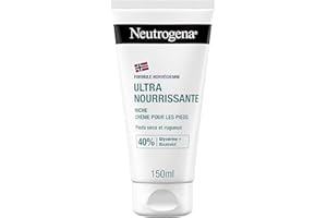 Neutrogena | Crème Pieds Nutrition Intense Formule Norvégienne (tube de 150 ml) – Crème de soin pour pieds très sec et abîmés – Crème hydratante enrichie en glycérine et bisabolol