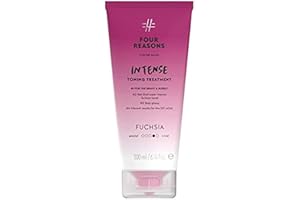 ‎FOUR REASONS Four Reasons Intensiv-Toning-Behandlung Fuchsia für Vibrierende Ergebnisse - Intensiven Fuchsia-Ton 200 ML - Semi-Permanent Direct Dye Haarfarbe für aufgehelltes und gefärbtes Haar
