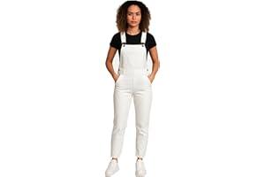 imporio 11® Ladies Women Denim Dungarees Long Length Pinafore Dungaree Denim Jumpsuit UK Sizes 8-10-12-14-16-18-20-22