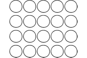UXCELL sourcingmap Nitrile Rubber O-Rings, 25mm OD 22mm ID 1.5mm Width, Metric Sealing Gasket, Pack of 20
