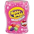 HUBBA BUBBA Minis SKITTLES Flavored Bubble Gum, 40 Piece Resealable Bottle
