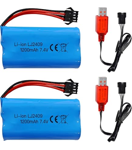 Vhbw Akku Für TurbineX Stunt-Fun-Racer – 1300mAh, 7,4V Li-Ion, 69x37x19 Mm | Kompatibler Ersatzakku