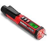 KAIWEETS NCV Voltage Detector, Voltage Tester 12-1000V/70-1000V AC with LCD Display, Signal Indicator, Sound Alarm and LED Fl