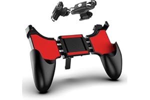 KingTSYU Mobile Game Controller, Handy Gaming Controller mit Triggers Für PUBG/Call of Duty, Mobile Gamepad Grip Für 4-6.7" iPhone iOS Android Phone