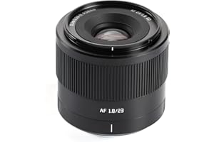 TTartisan AF 23mm F1.8 Objektiv für Fuji X-Mount, kompakt und vielseitiges Autofokus-Objektiv, Kompatibel mit Fuji X-A1, X-A10, X-A2, X-A3, X-A5