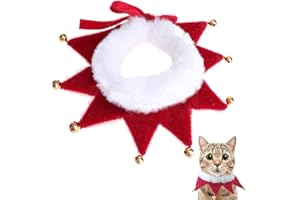 MRRACXY Noël Collier pour Animaux de Compagnie Écharpe réglable Collier pour Chat et Chien Accessoires de vêtements pour Animaux de Compagnie Convient aux Chiens, Chats, Chiots, Chatons