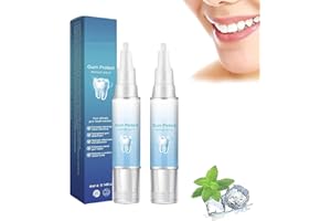 DONUBIIU 2pcs Neslemy Gum Shield Therapy Gel, Gum Instant Treatment Gel, Gum Shield Therapy Gel and Whitening, Dentizen Gum Therapy Gel, Teeth Whitening Essence Pen, Gum Therapy Gel, Deeply Cleaning Gums