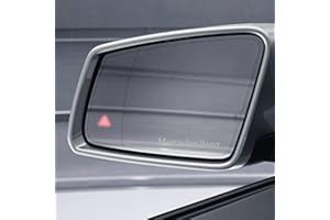 PUMU Adesivi Mercedes Benz Maniglia Stickers Door Handle SPECCHIETTI Logo Tuning (Argento)